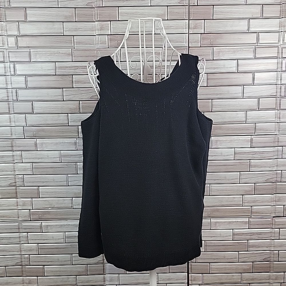 Express Sleeveless Sweater - Black Womens  Size M - Picture 8 of 12